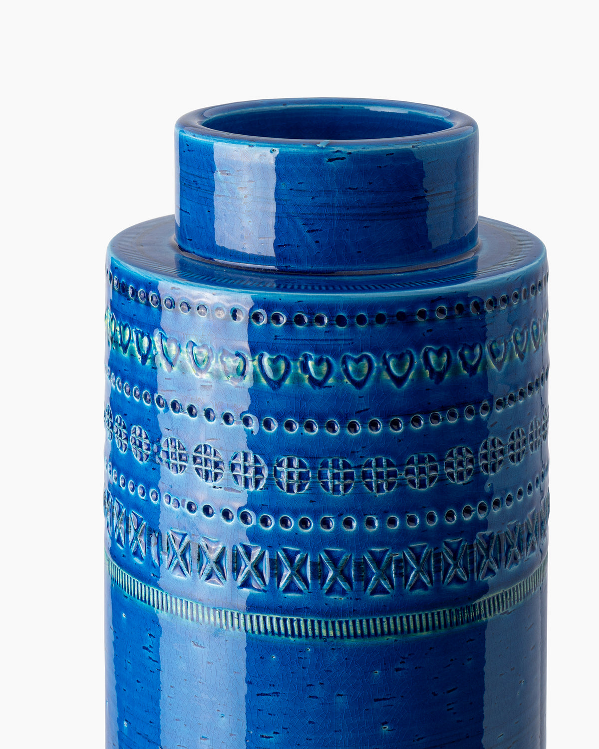 Spool-shaped vase