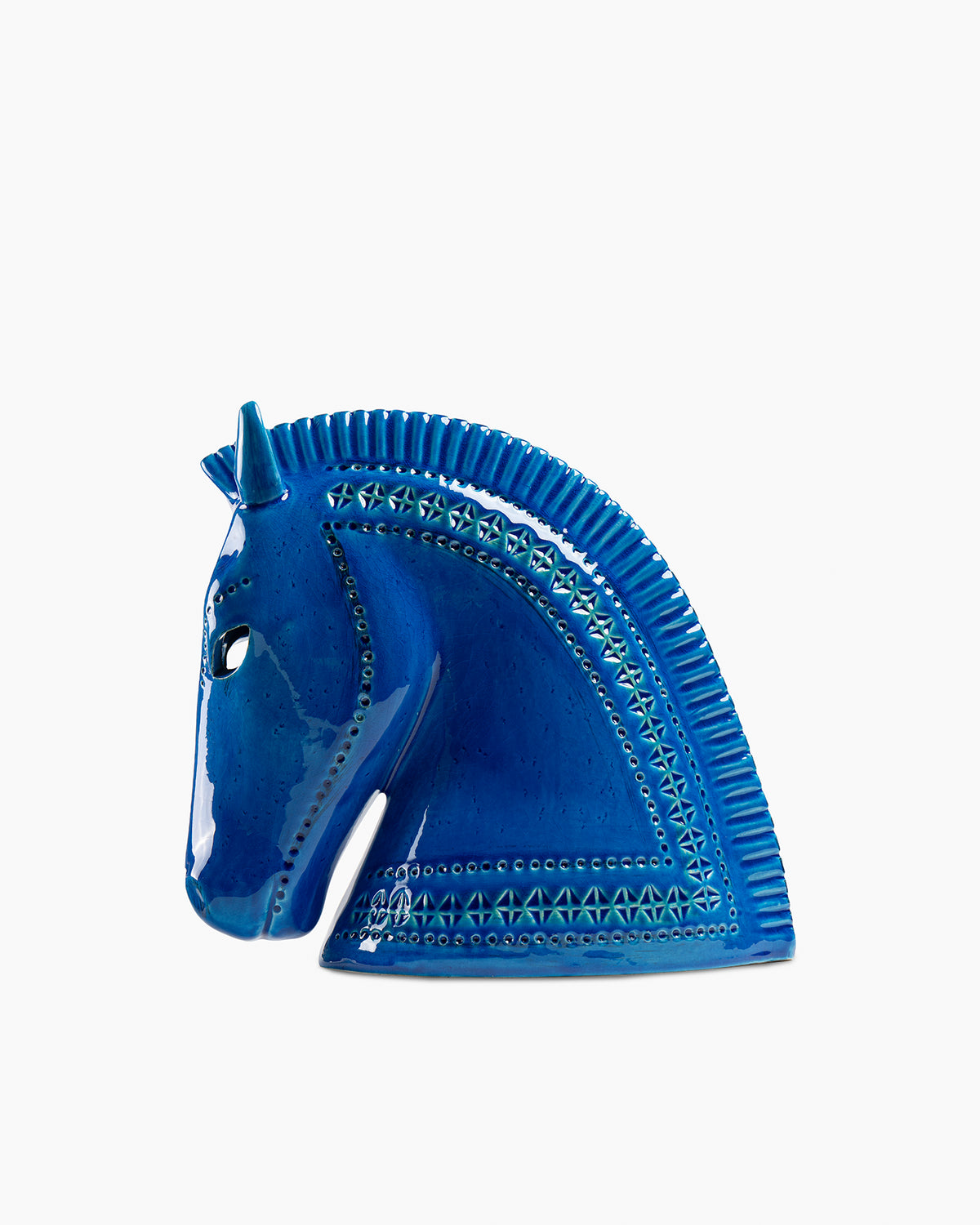 Miniature horse head figure