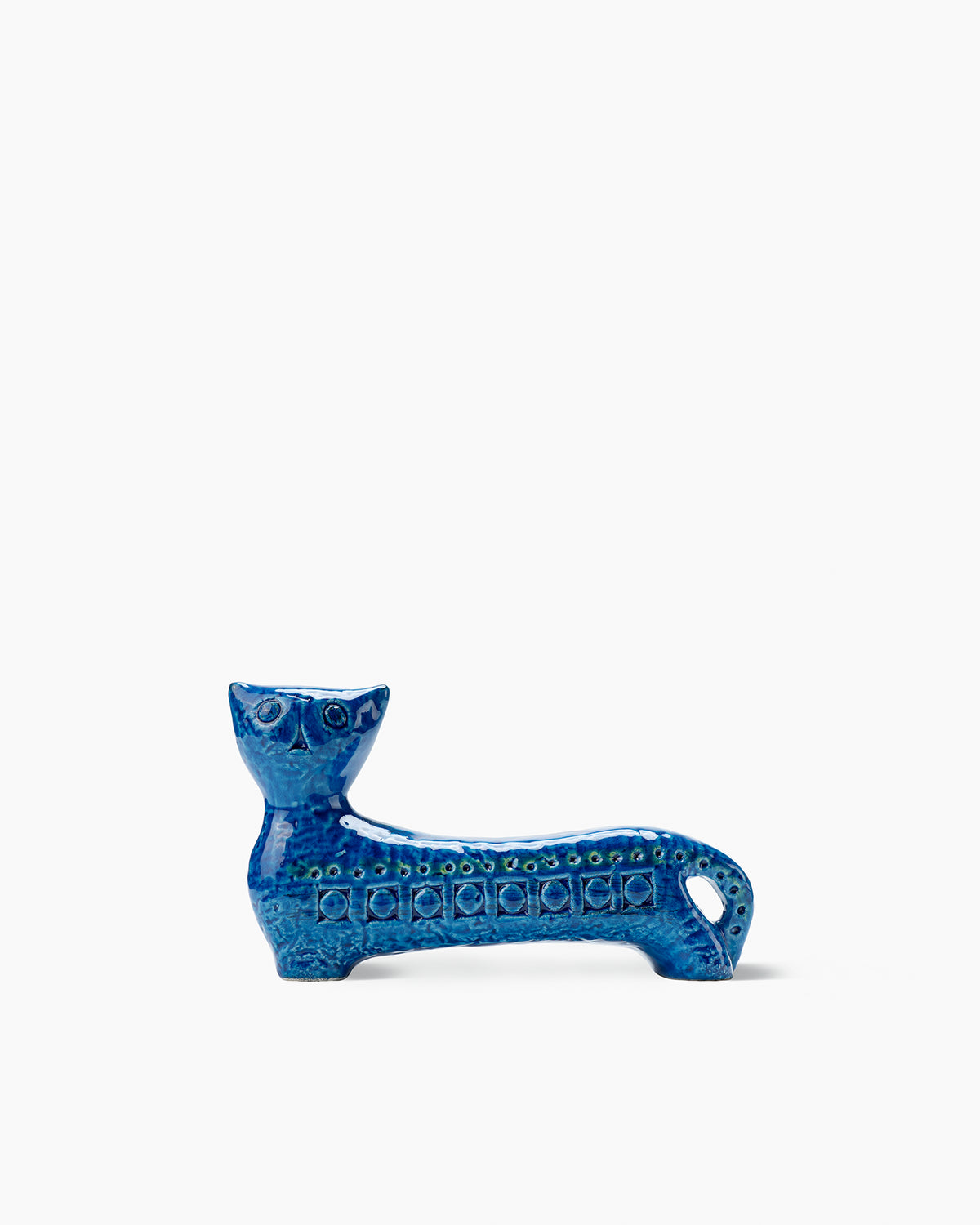 Miniature long cat figure